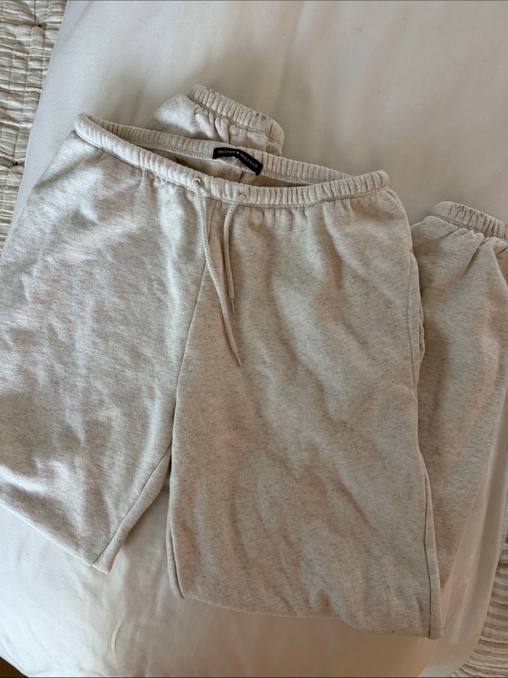 Brandy Melville women’s  Sweatpants - Light Oatmeal